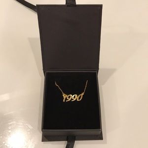 “1990” Gold Vermeil necklace